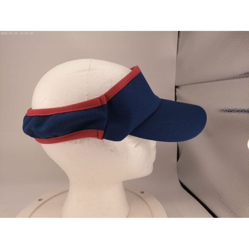 Endurance Visor Hat Clash Endurance Blue Red Stretch Fit One Size Athletic - Picture 4 of 12